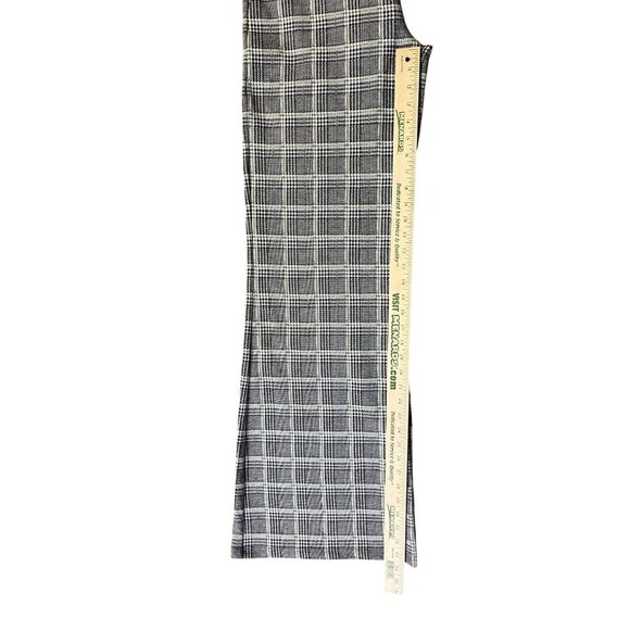 Betabrand Pants Womens XL Long (Tall) Plaid Wide Leg Pull-On Stretch - Picture 11 of 16